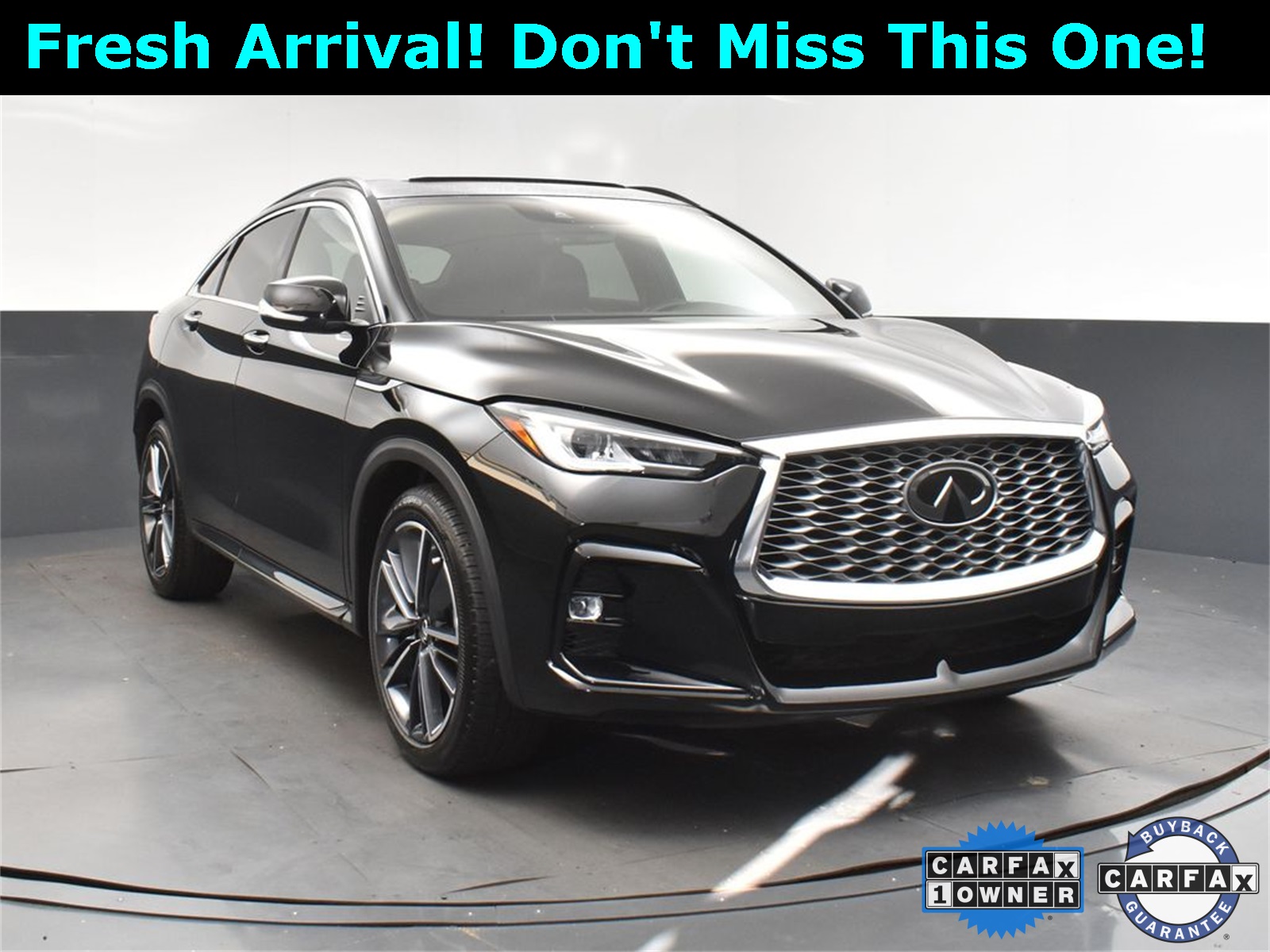 2024 Black Obsidian INFINITI QX55 LUXE AWD SUV