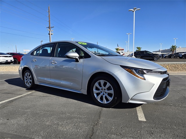 Certified 2025 Toyota Corolla LE with VIN 5YFB4MDE8SP250413 for sale in Northfield, Minnesota