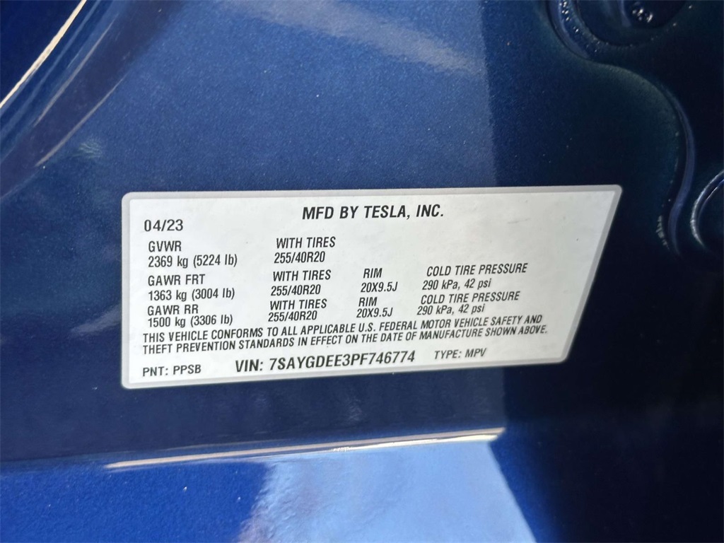 used 2023 Tesla Model Y car, priced at $30,495