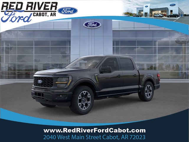 2025 Agate Black Metallic Ford F-150 STX Truck