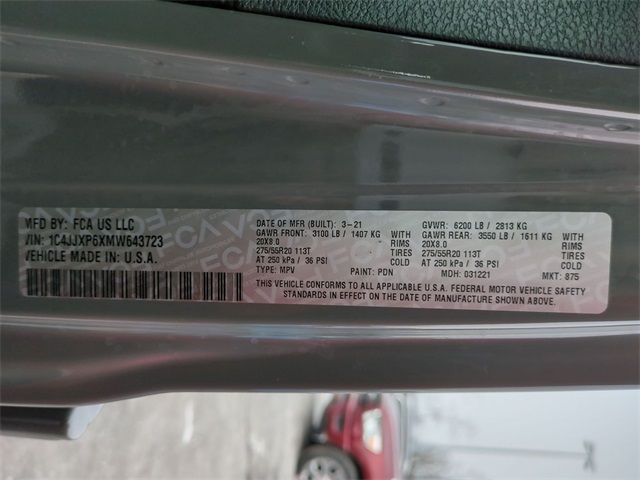 used 2021 Jeep Wrangler car, priced at $24,911