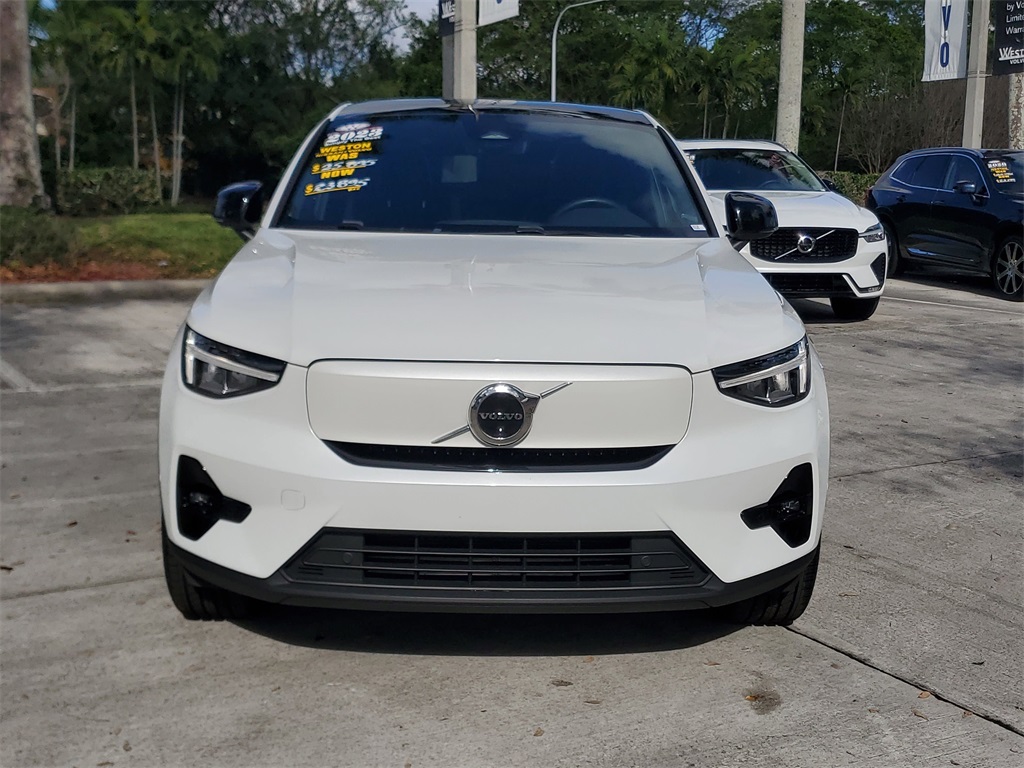 used 2023 Volvo C40 Recharge Pure Electric car, priced at $23,895