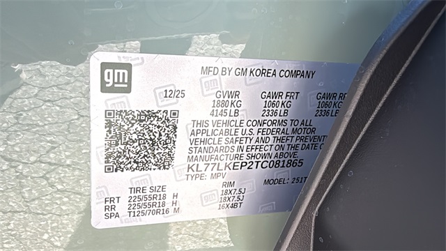 new 2026 Chevrolet Trax car, priced at $28,780