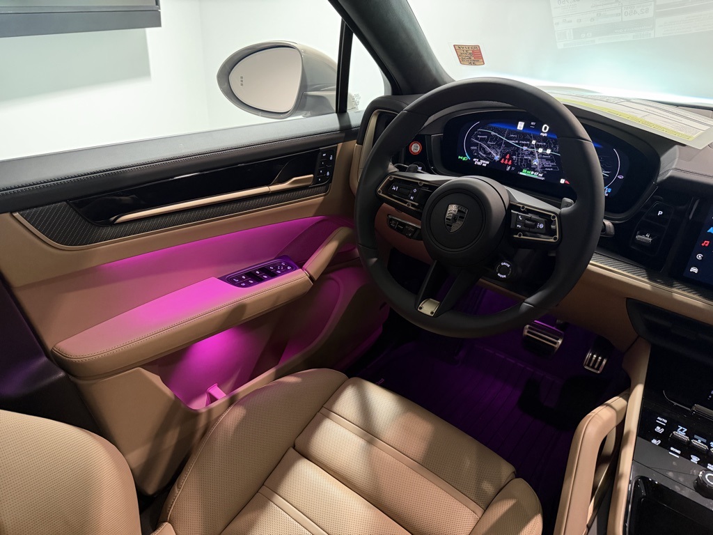 used 2025 Porsche Cayenne E-Hybrid Coupe car, priced at $155,450