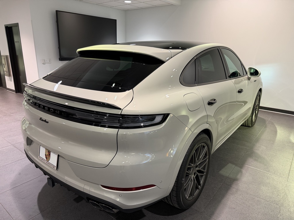 used 2025 Porsche Cayenne E-Hybrid Coupe car, priced at $155,450