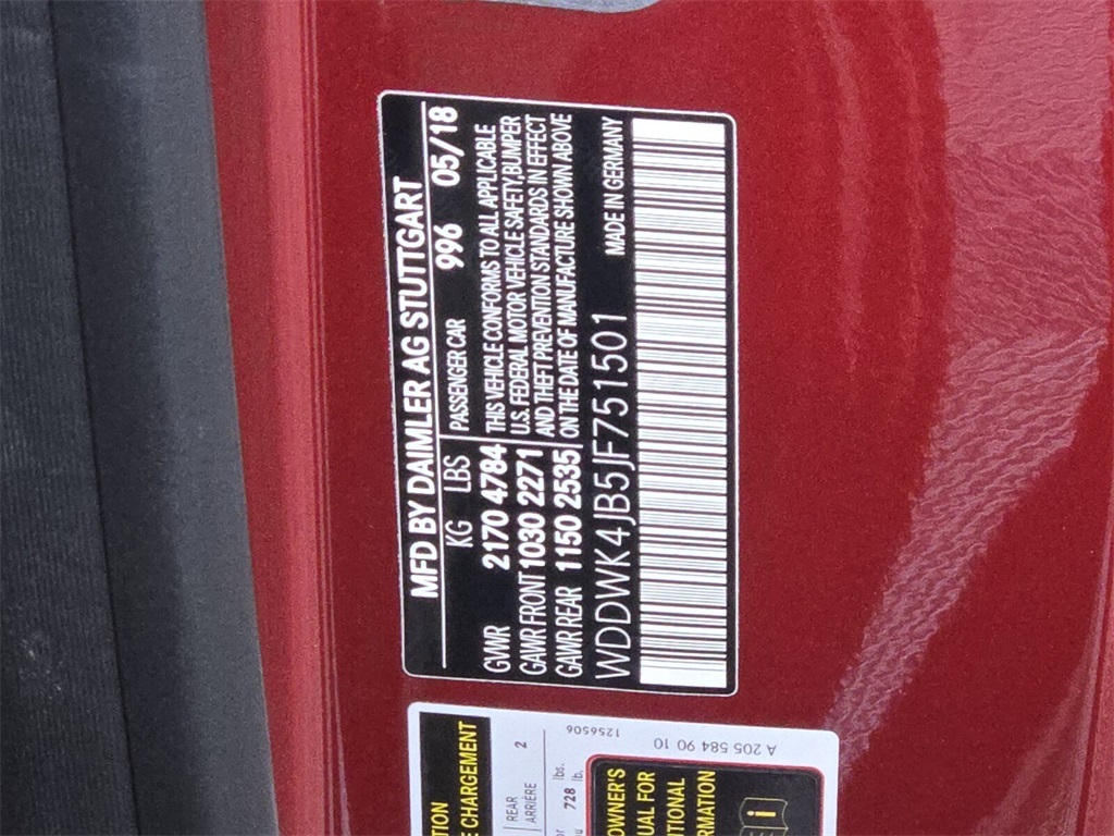 used 2018 Mercedes-Benz C-Class car, priced at $24,900