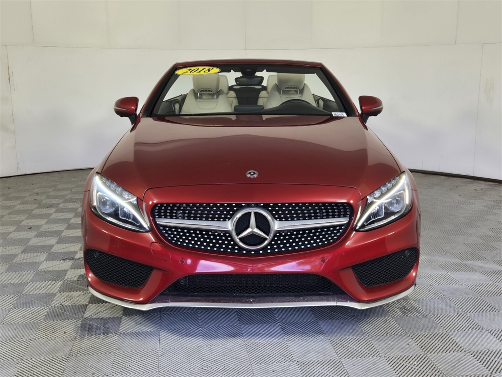 used 2018 Mercedes-Benz C-Class car, priced at $24,900