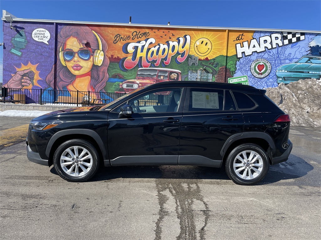 Used 2022 Toyota Corolla Cross LE with VIN 7MUCAAAG3NV002721 for sale in Worcester, MA