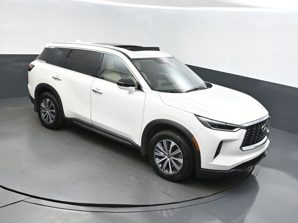 2025 Glacier White INFINITI QX60 PURE SUV