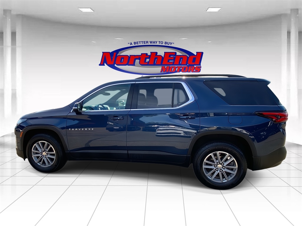 2022 Northsky Blue Metallic Chevrolet Traverse LT AWD SUV
