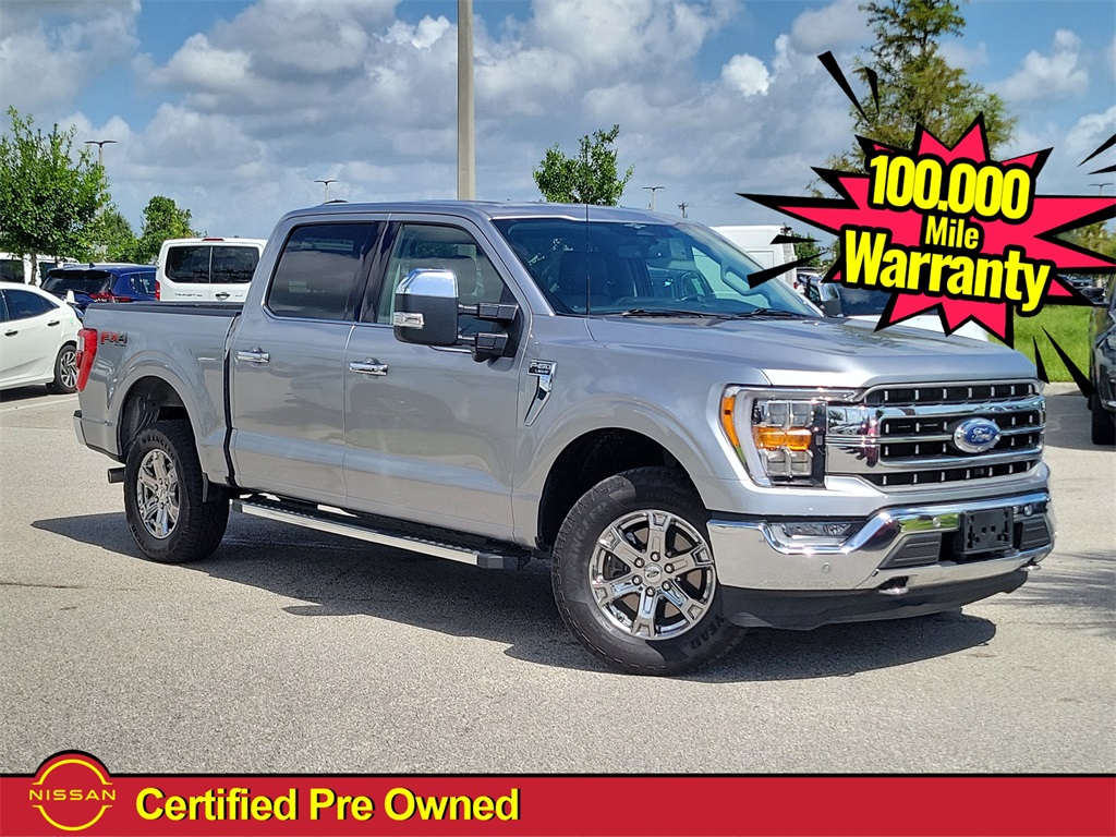 2023 Iconic Silver Metallic Ford F-150 Lariat 4X4 Truck