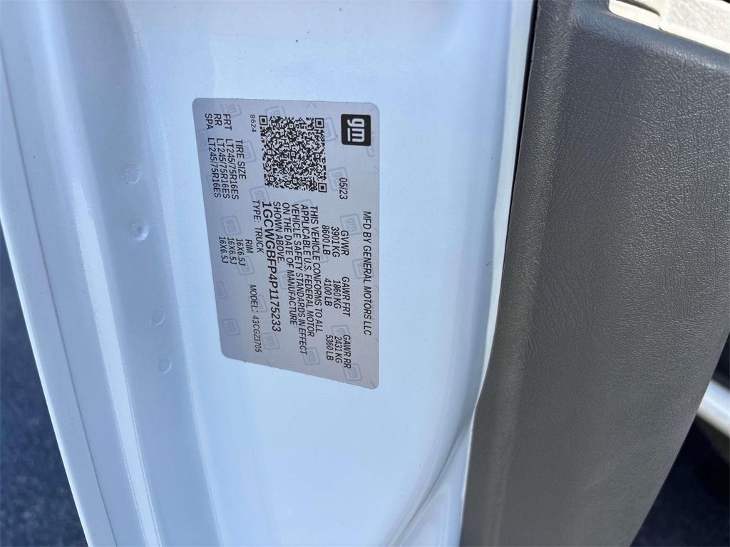 2023 Summit White Chevrolet Express Cargo Van Work Van RWD Van