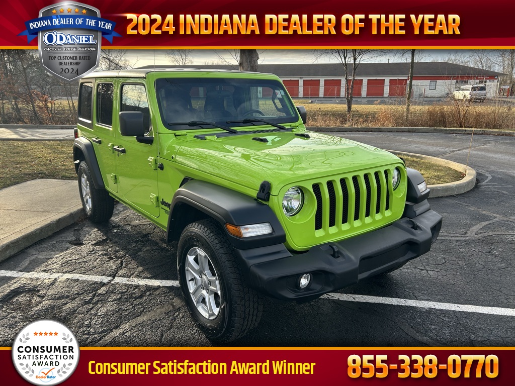 used 2021 Jeep Wrangler car, priced at $24,351