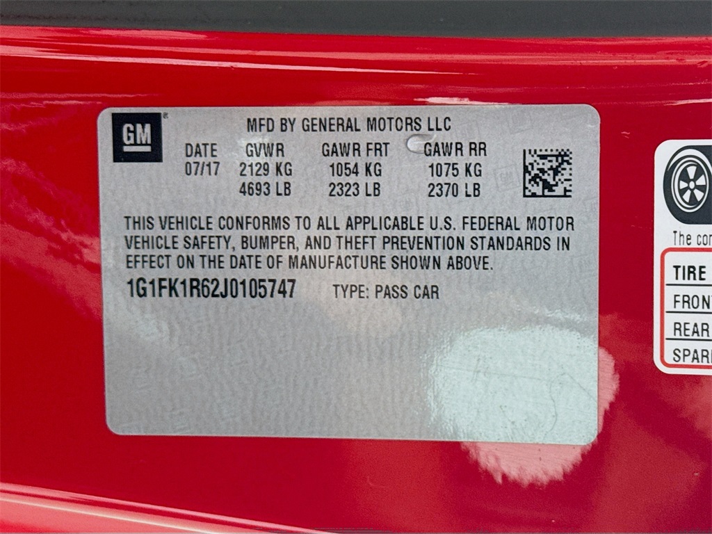 Photo of 2018 Chevrolet Camaro ZL1 in Myrtle Beach, SC - 32,  2018 Chevrolet Camaro ZL1:J0105747