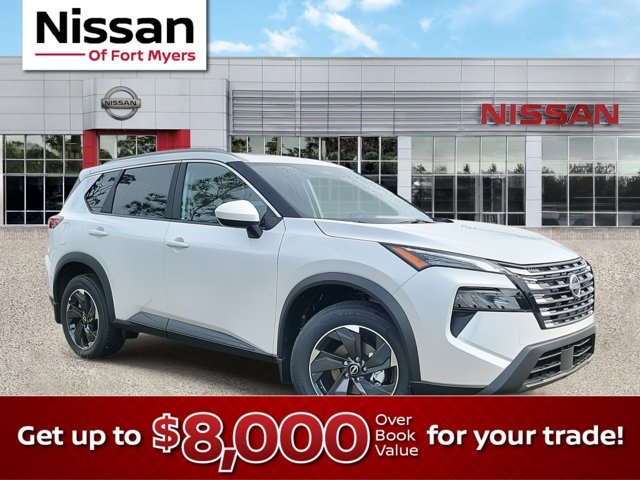 2025 White Nissan Rogue SV FWD SUV