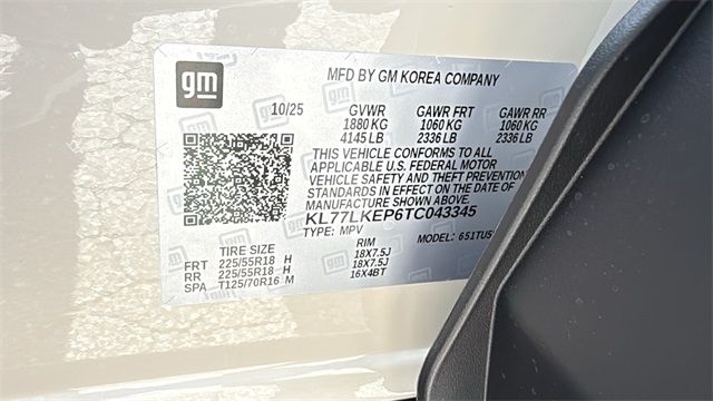 new 2026 Chevrolet Trax car, priced at $27,780