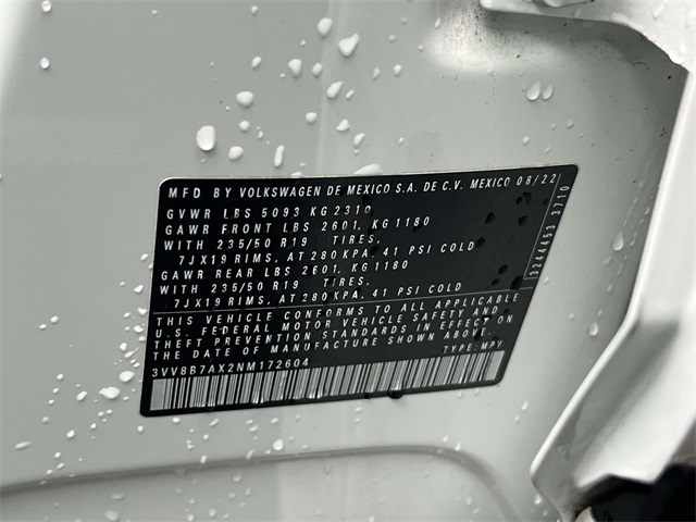 used 2022 Volkswagen Tiguan car, priced at $26,255