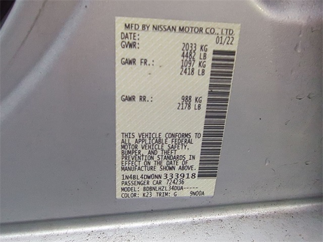 used 2022 Nissan Altima car, priced at $18,911