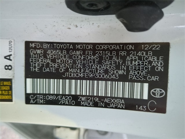 used 2023 Toyota Corolla Hybrid car, priced at $22,911