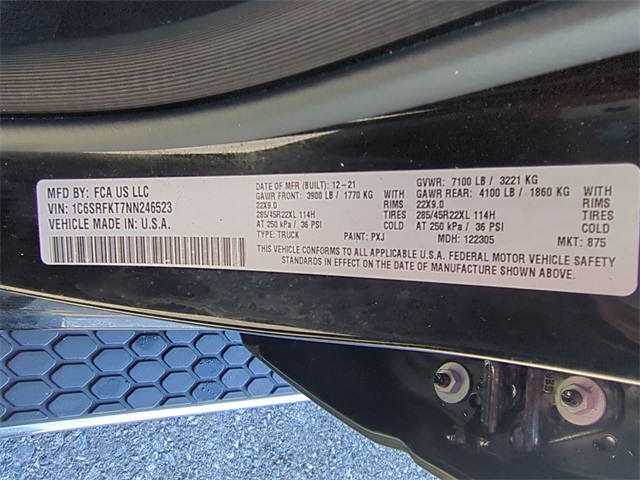 used 2022 Ram 1500 car, priced at $41,911