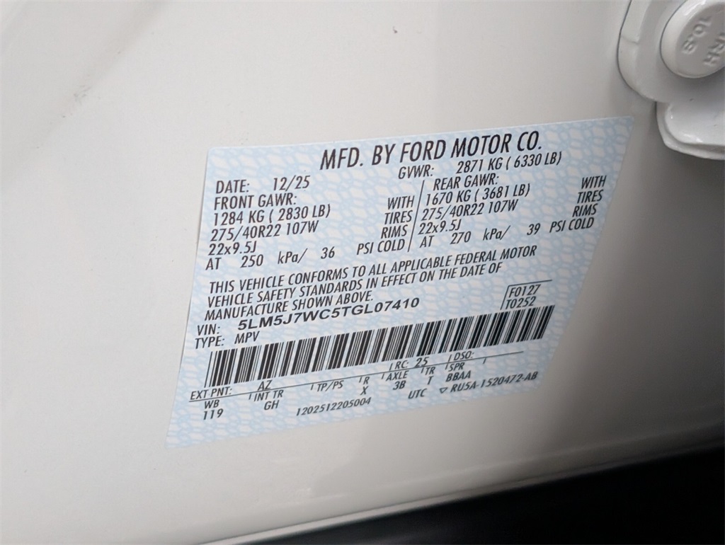 new 2026 Lincoln Aviator car, priced at $72,675