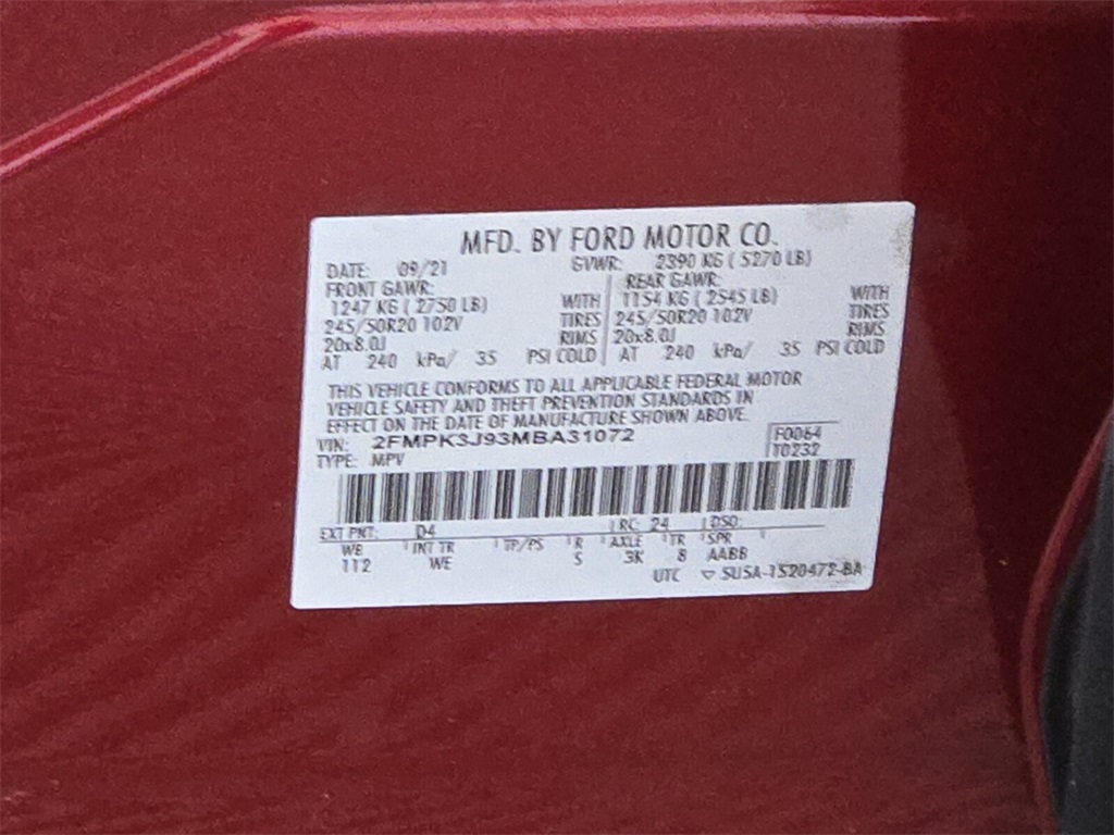 used 2021 Ford Edge car, priced at $13,988