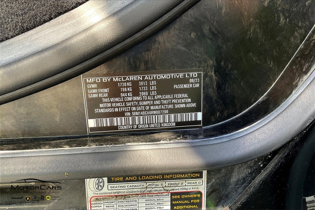 2024 McLaren 750S RWD Convertible