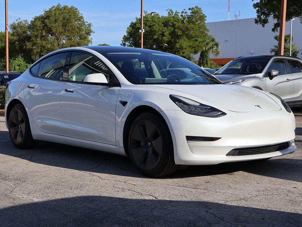 Used 2021 Tesla Model 3 Base with VIN 5YJ3E1EA7MF854786 for sale in Cleveland, OH