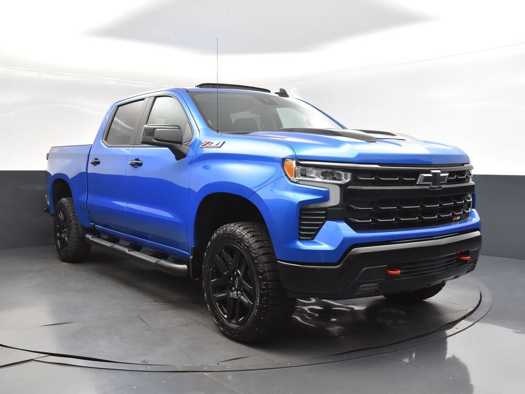 2025 Riptide Blue Chevrolet Silverado 1500 LT Trail Boss 4X4 Truck