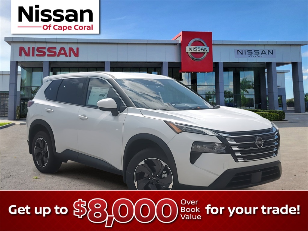 2025 White Pearl Nissan Rogue SV FWD SUV
