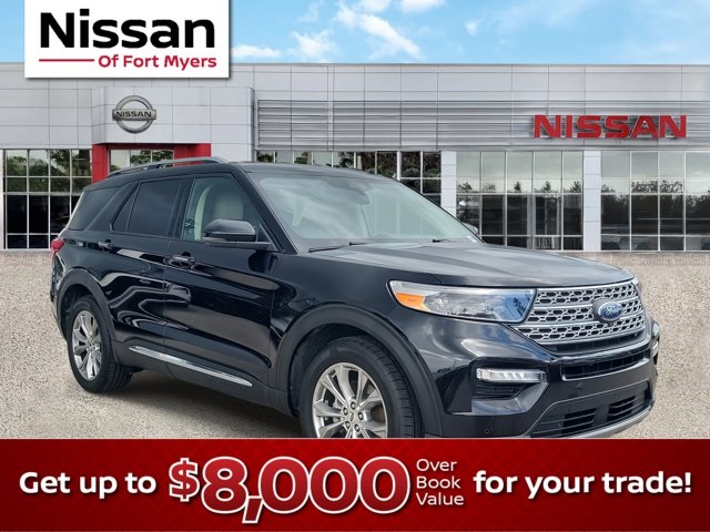 2022 Black Metallic Ford Explorer Limited RWD SUV
