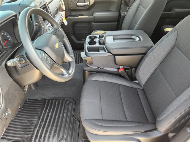 2025 Summit White Chevrolet Silverado 1500 Custom RWD Truck