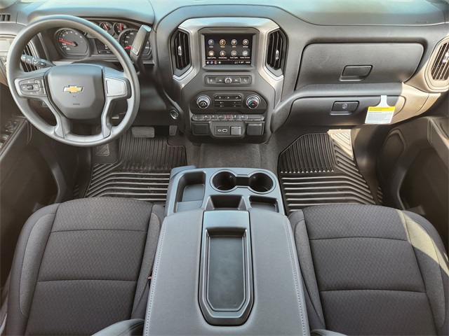 2025 Summit White Chevrolet Silverado 1500 Custom RWD Truck
