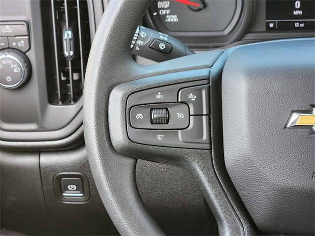 2025 Summit White Chevrolet Silverado 1500 Custom RWD Truck