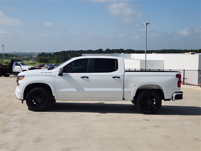 2025 Summit White Chevrolet Silverado 1500 Custom RWD Truck