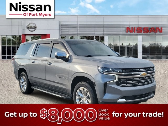 2022 Satin Steel Metallic Chevrolet Suburban Premier SUV