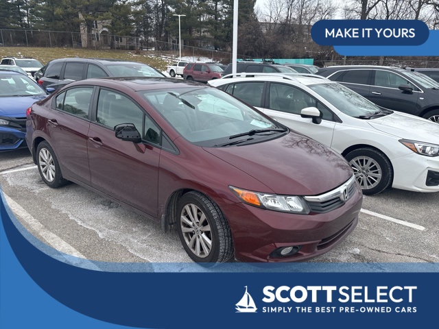 used 2012 Honda Civic car, priced at $9,499