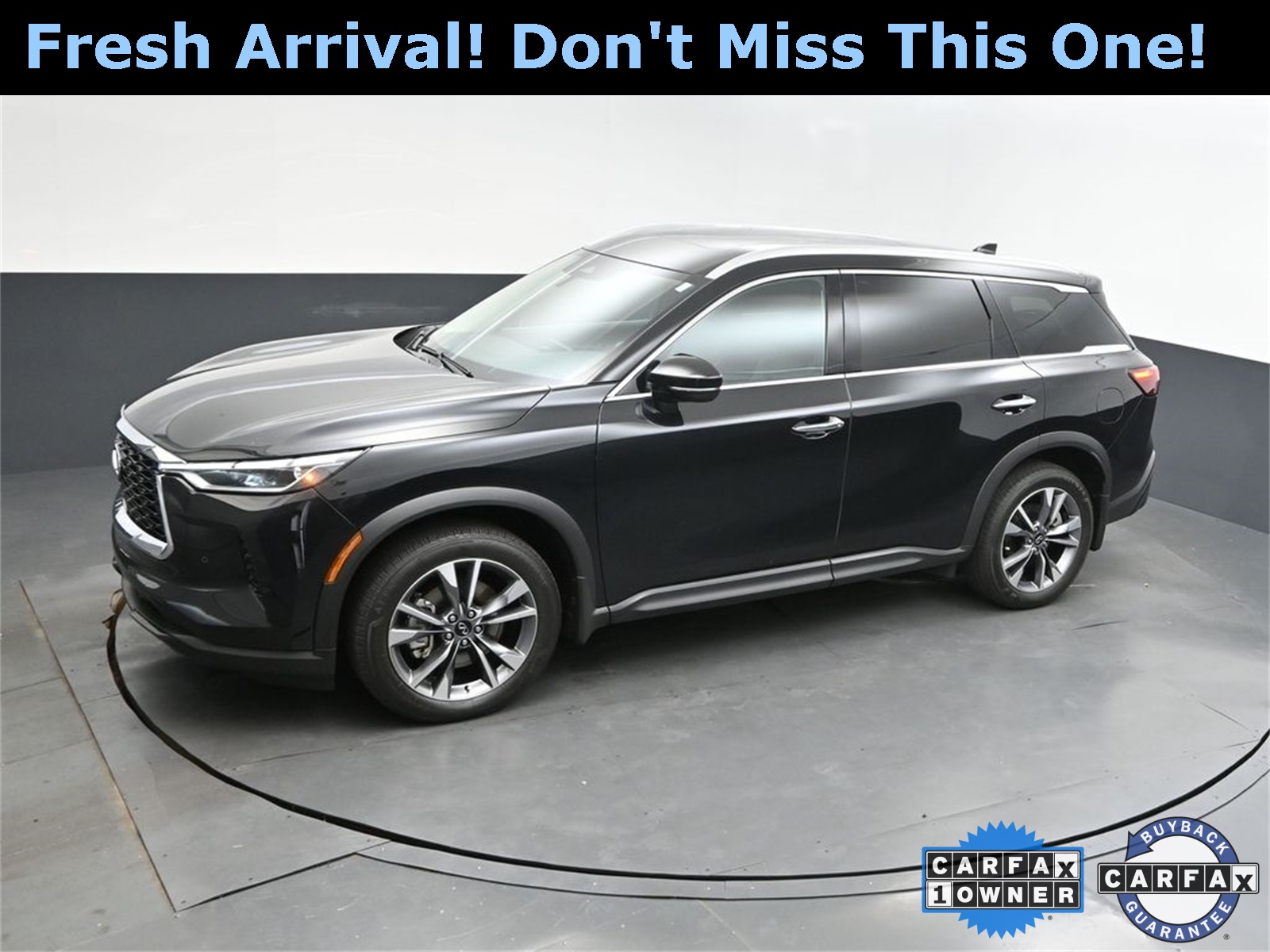 2024 Mineral Black INFINITI QX60 LUXE FWD SUV