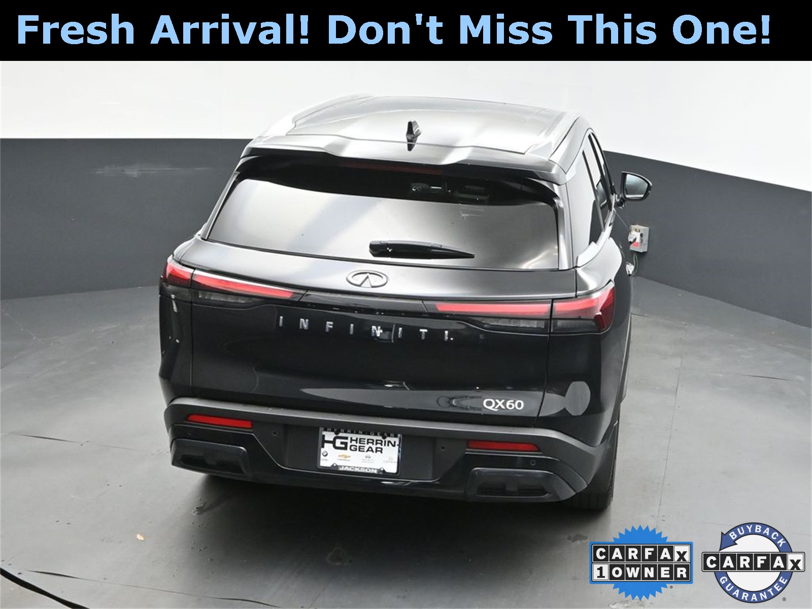 2024 Mineral Black INFINITI QX60 LUXE FWD SUV