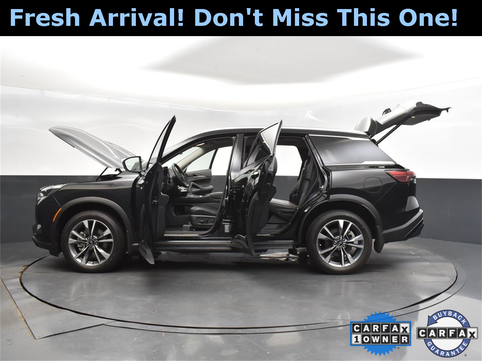 2024 Mineral Black INFINITI QX60 LUXE FWD SUV