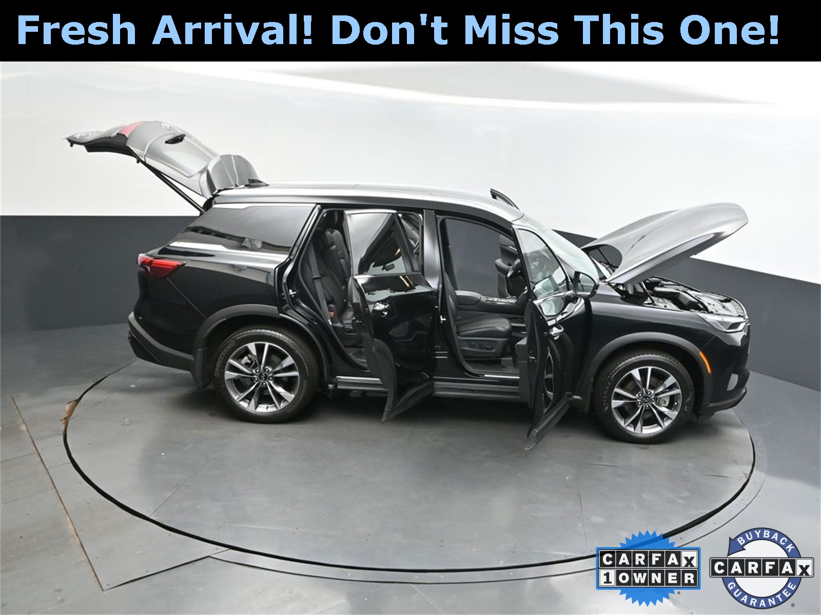 2024 Mineral Black INFINITI QX60 LUXE FWD SUV