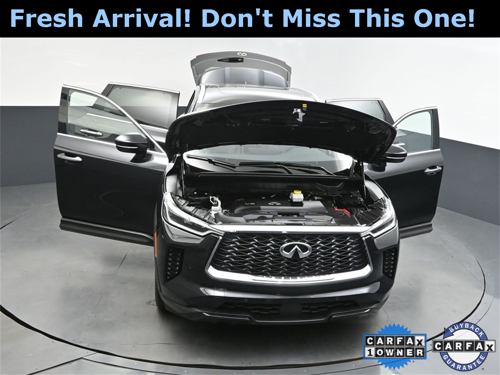 2024 Mineral Black INFINITI QX60 LUXE FWD SUV