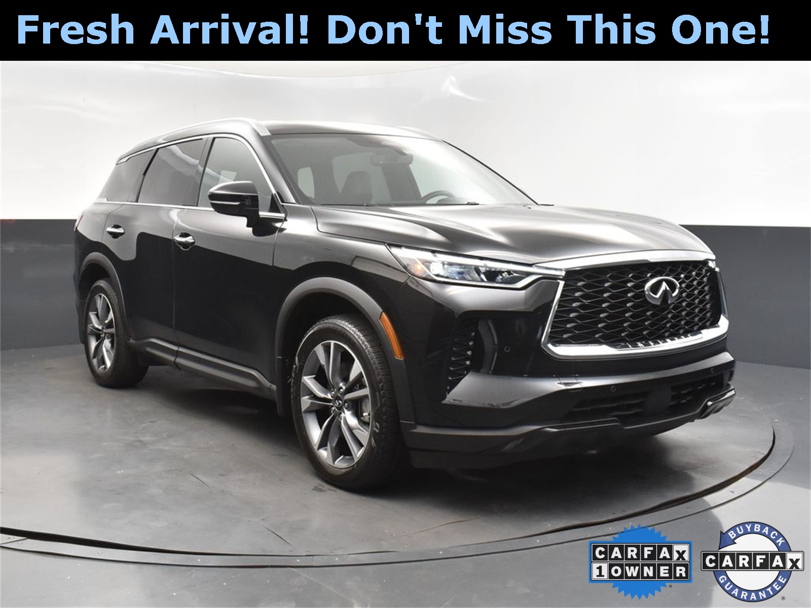 2024 Mineral Black INFINITI QX60 LUXE FWD SUV