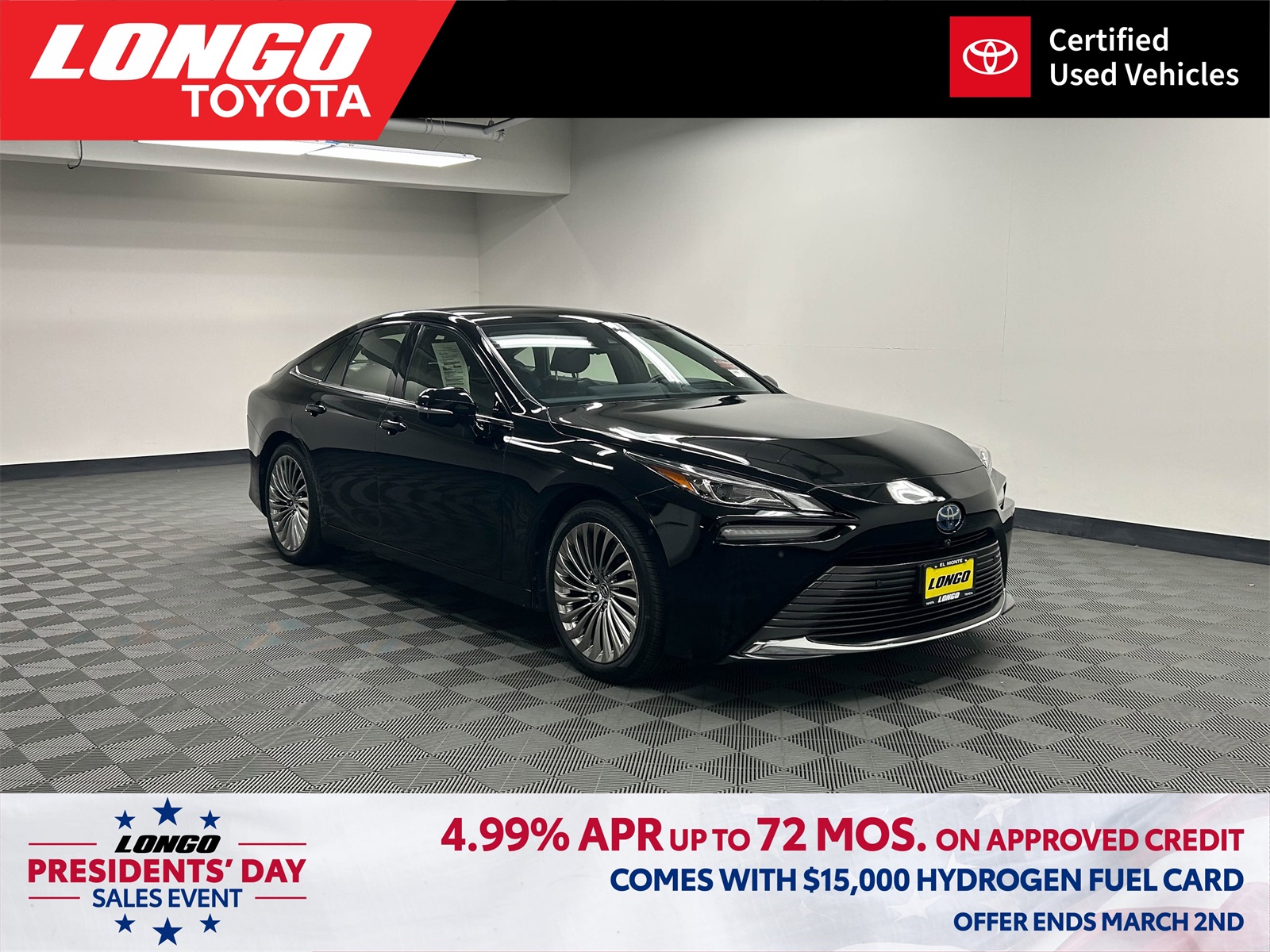 used 2021 Toyota Mirai car, priced at $14,977