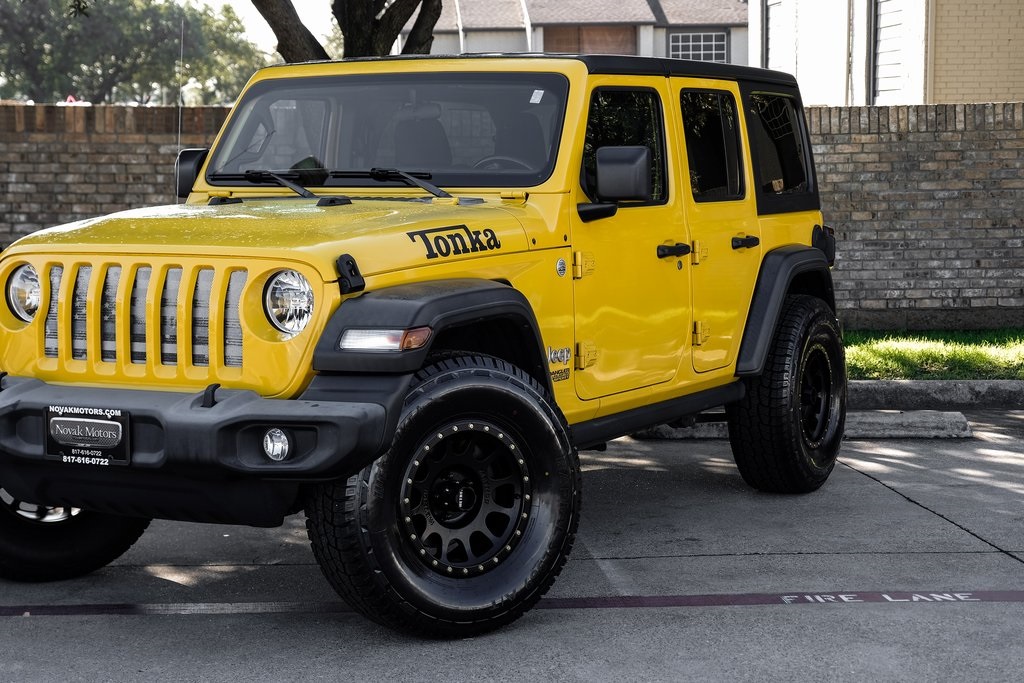 used 2021 Jeep Wrangler car, priced at $29,521