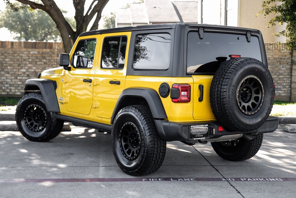 used 2021 Jeep Wrangler car, priced at $29,521