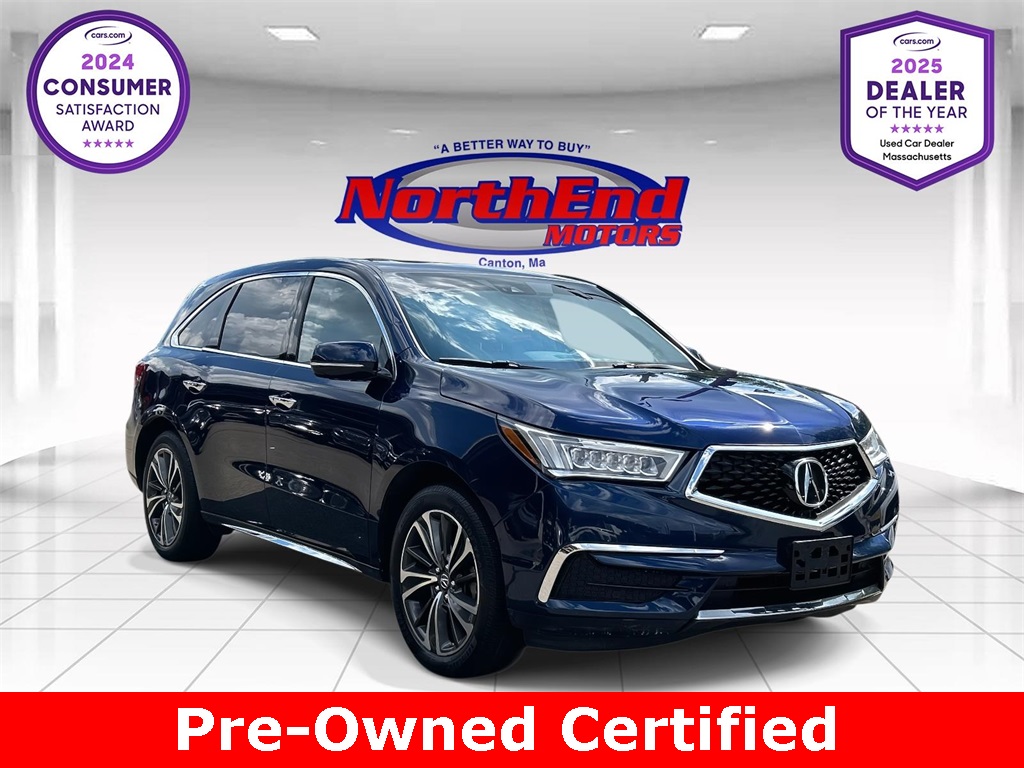 2020 Fathom Blue Pearl Acura MDX Technology AWD SUV