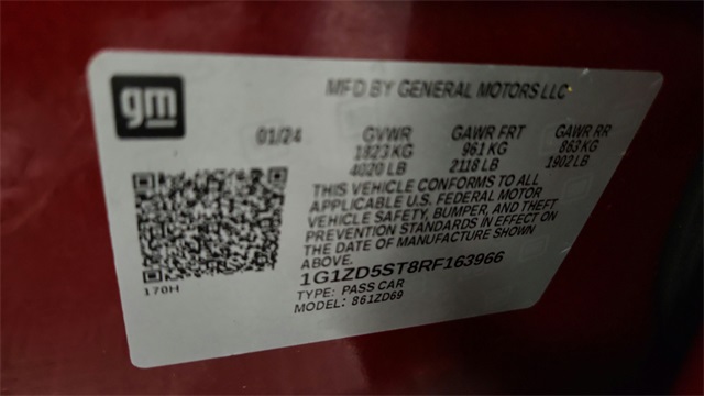 2024 Chevrolet Malibu LT FWD 2024 Chevrolet Malibu LT FWD