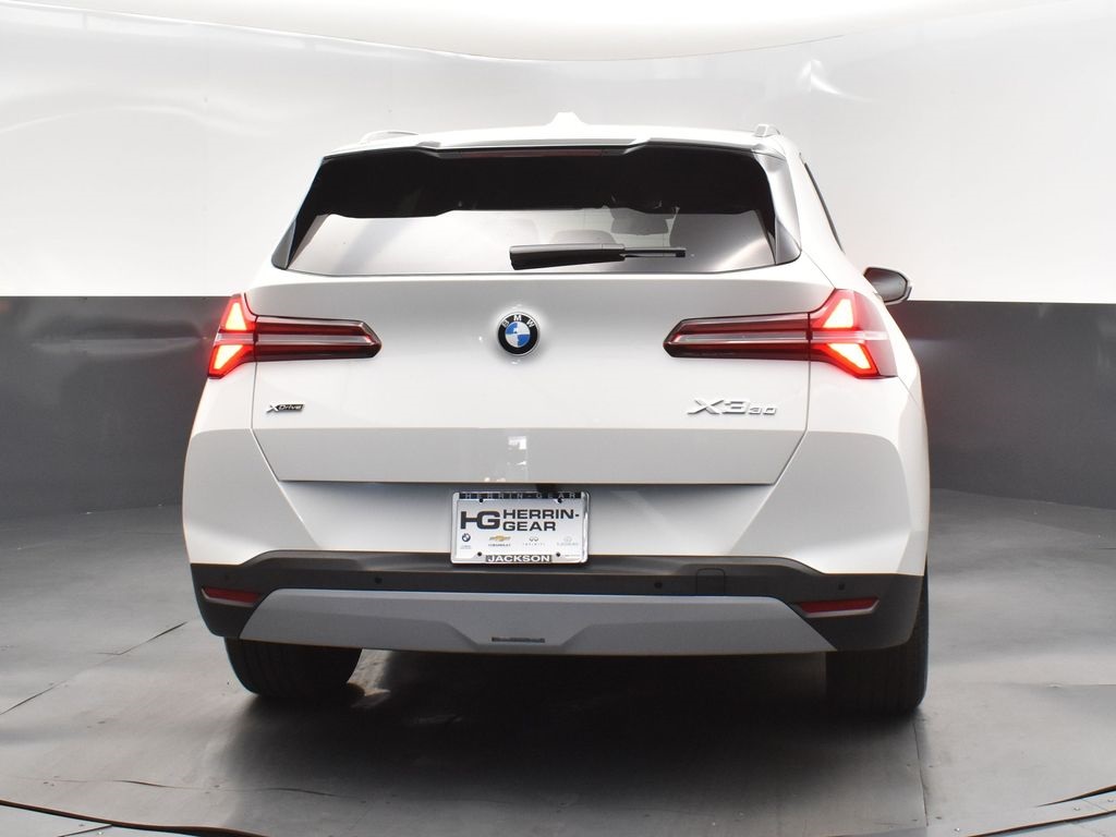 2025 Alpine White BMW X3 30 xDrive AWD SUV