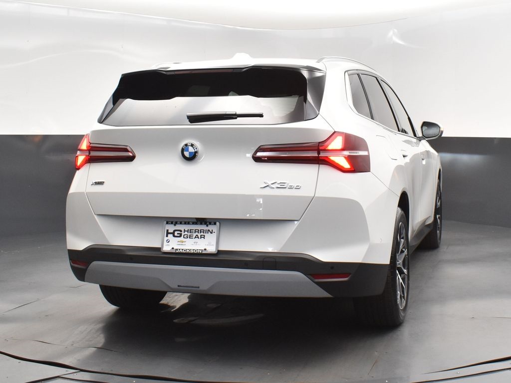2025 Alpine White BMW X3 30 xDrive AWD SUV